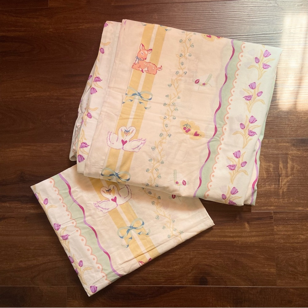 ✨SOLD✨NWOT Urban Outfitters Molly Floral Striped Patterned Duvet Cover Set